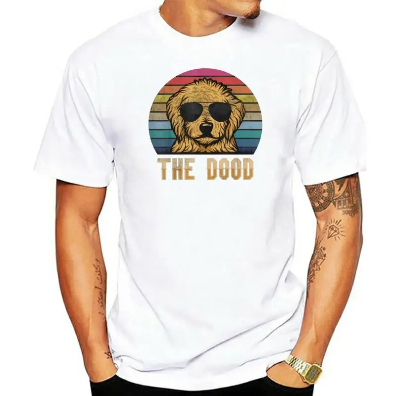 

Retro Vintage Goldendoodle The Dood Gift Dad Mom Dog Lover T-Shirt Outfit Tee Shirt