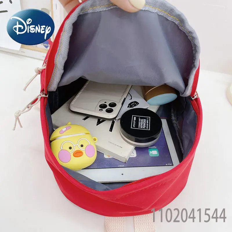 Disney Backpack for Girls Children's Schoolbag for Kindergarten Students Cartoon Mickey Mouse Backpack Large Capacity