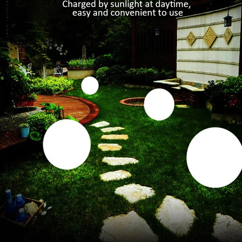 

10 шт., сферисветильник садовые светильники на солнечной батарее