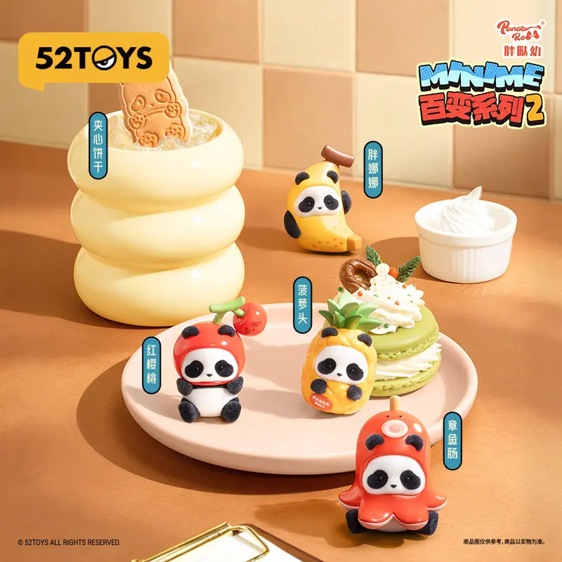 Фото Коллекционная фигурка-сюрприз 52toys Panda Roll Panda Minime Cute Bean Series Blind Box Vol.2 Kawai, украшение, подарок №2