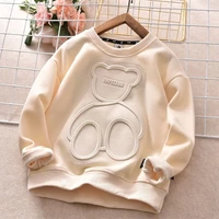 boys hoodies sweatshirts jacket overcoat 2022 fashion spring autumn top thicken pullover tops cotton toddler pullover babys kid