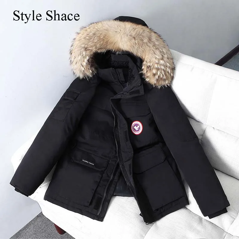 

Down Jacket Men's Autumn Winter 2023 New Products Lovers Thickened Warm Work Clothes Goose Coat Men Women