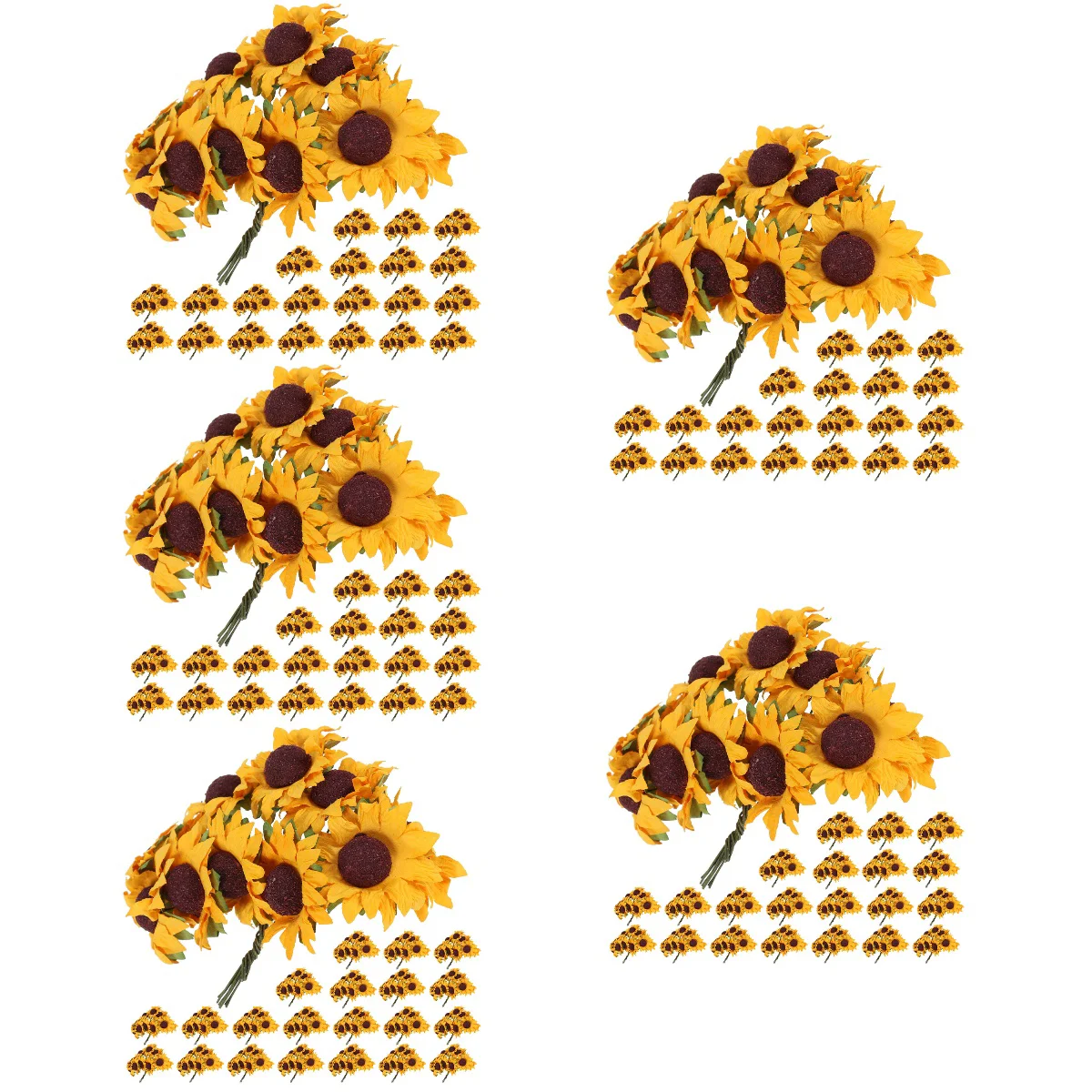 

10 Bags of Colorfast Lifelike Decorative Artificial Flower For Crafts for Gift Option Party Home Decor