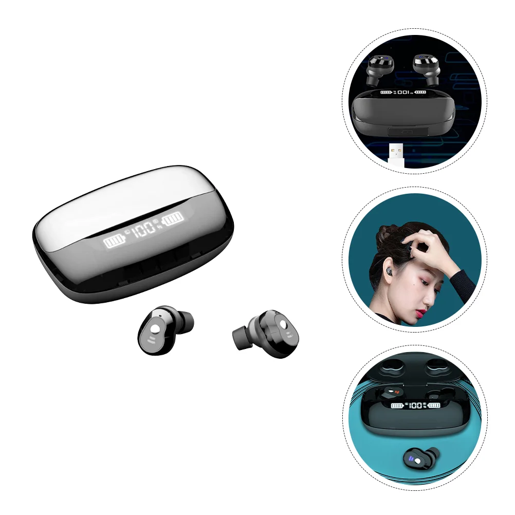

5.0 Control Wireless Headset Mini Sports Wireless Earphone (Black)
