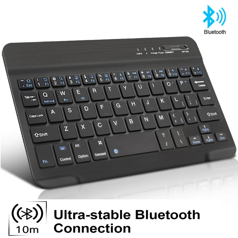 

Bluetooth Wireless Keyboard Keyboard For iPad Mac iPhone PC Tablet Rechargeable Multifunctional Keyboard For Android IOS Windows