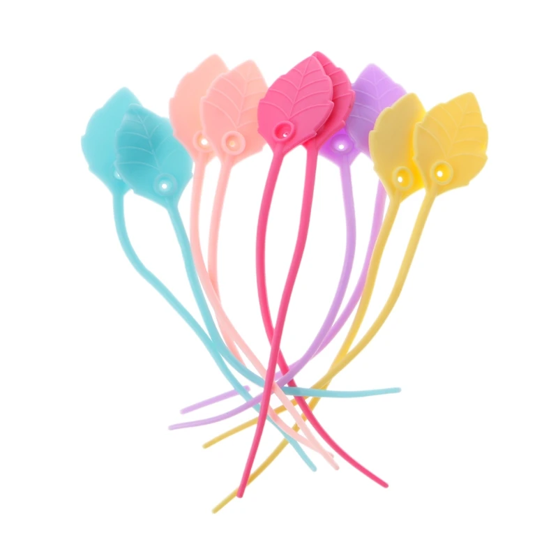 

10 шт./набор, многоразовые силиконовые стяжки для проводов