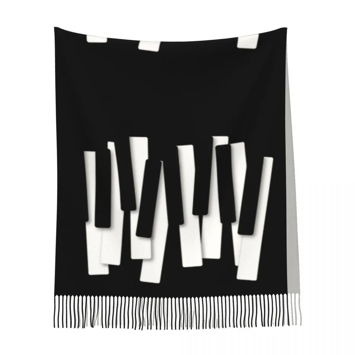 Музыкальная нота теплые шали для фортепиано Wrpas мужчин и женщин большие шарфы на