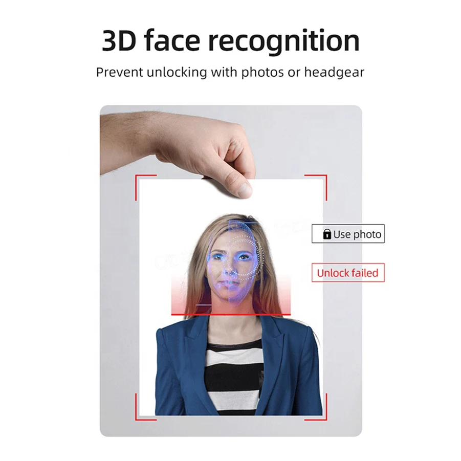 Ebolt Face smart 3D recognition Wifi fingerprint Usmart Go app anti-theft keyless door lock enlarge