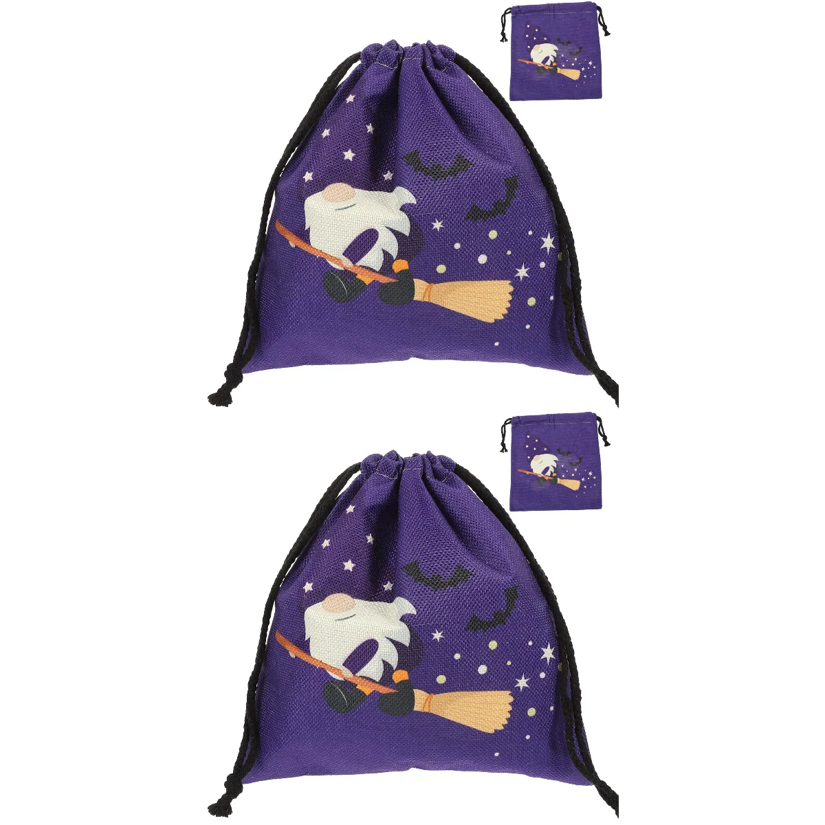 

2pcs Drawstring Bag Goodies Packing Bag Party Treats Bag Supplies