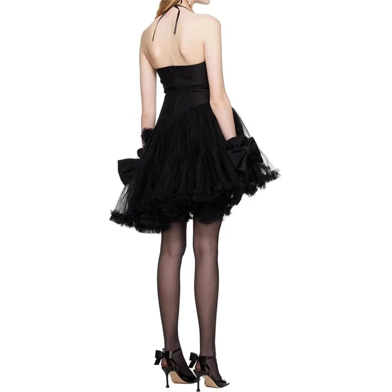 Элегантные женские платья Новинка лета 2024 сетчатая мини-юбка в стиле пэчворк