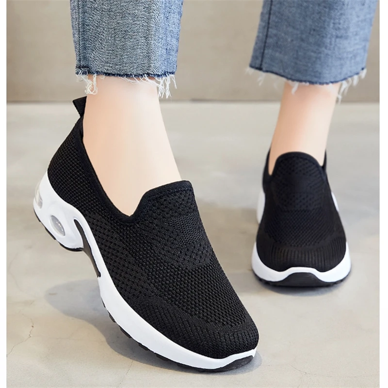 Женские спортивные кроссовки лоферы обувь для бега прогулок на открытом воздухе