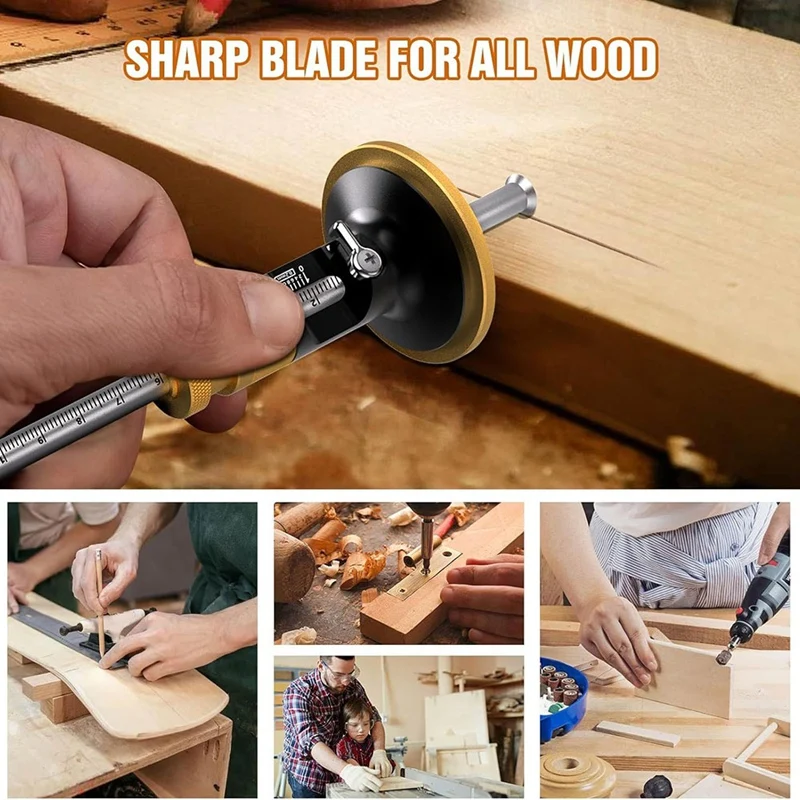 Маркировочный калибр для колес деревообрабатывающий ласточкин хвост