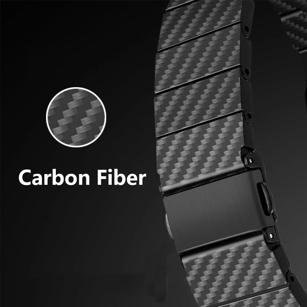 Ремешок сменный из углеродного волокна для HUAWEI Watch GT 2 3 Pro браслет наручных часов 46