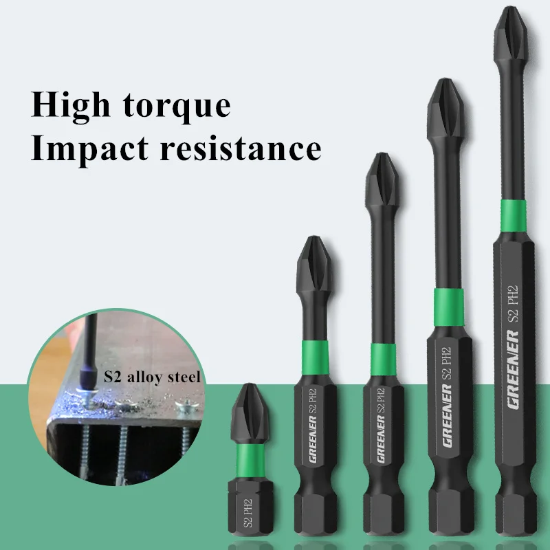 

Magnetic 25 50 60 70 90 150MM Drill Bit screwdriver bits cross high hardness electric hand drillAnti Non-slip WaterProof PH2