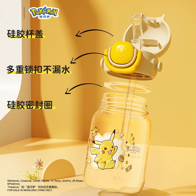 Новый Аниме Пикачу Покемон детская чашка для воды материал матери и ребенка