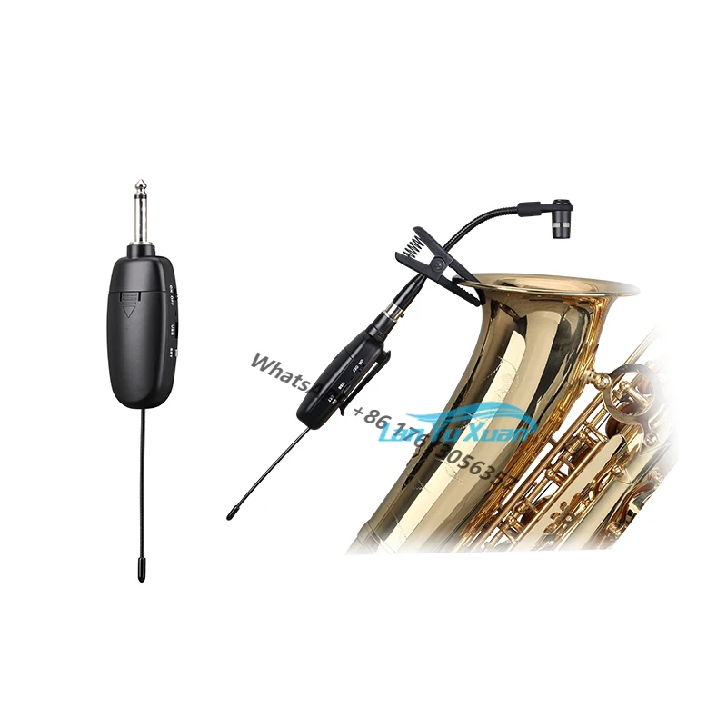 

Factory Professional Product Portable Saxophone Microphone Wireless Instrumental System Musical Instrument Condenser Microphone