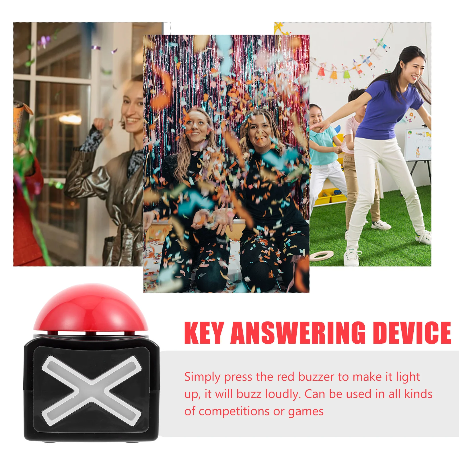 Звуковая панель Responder викторина зуммер пластиковые звуки ответа зуммеры