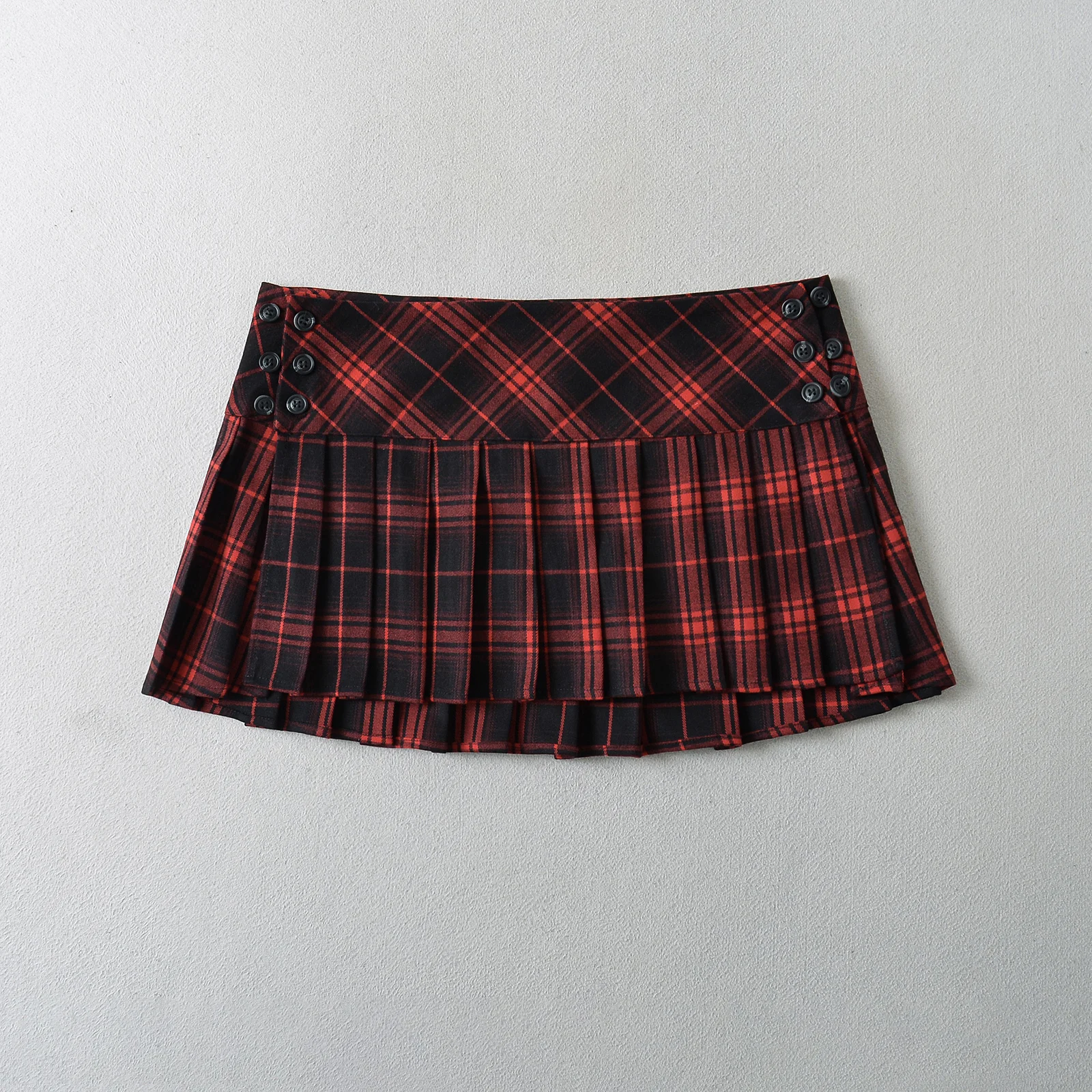 Летние юбки для женщин корейская мода женская клетчатая юбка в стиле преппи с