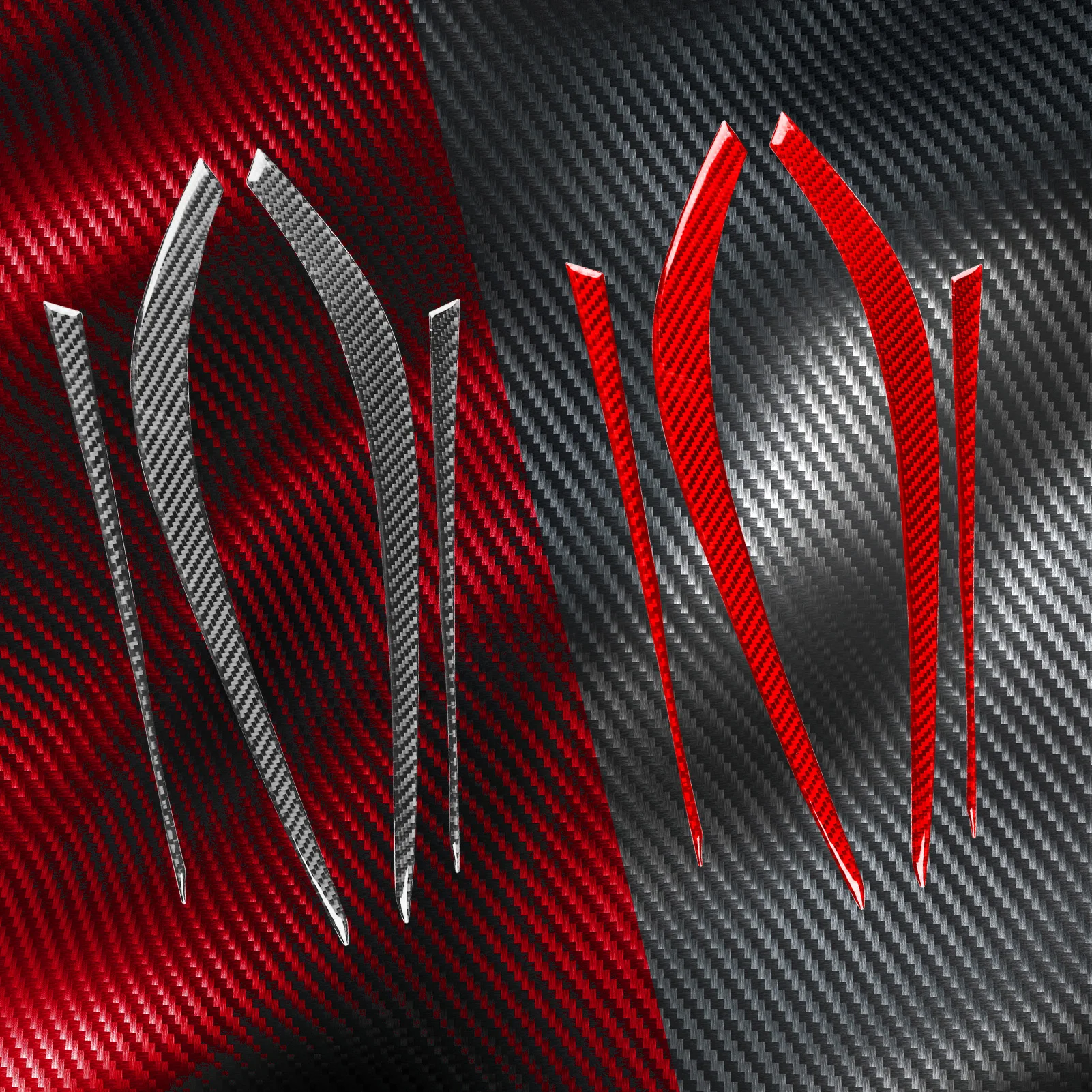 Для BMW 4 серии G22 G23 G26 2021-2024 углеродное волокно задняя фара наклейка для бровей авто