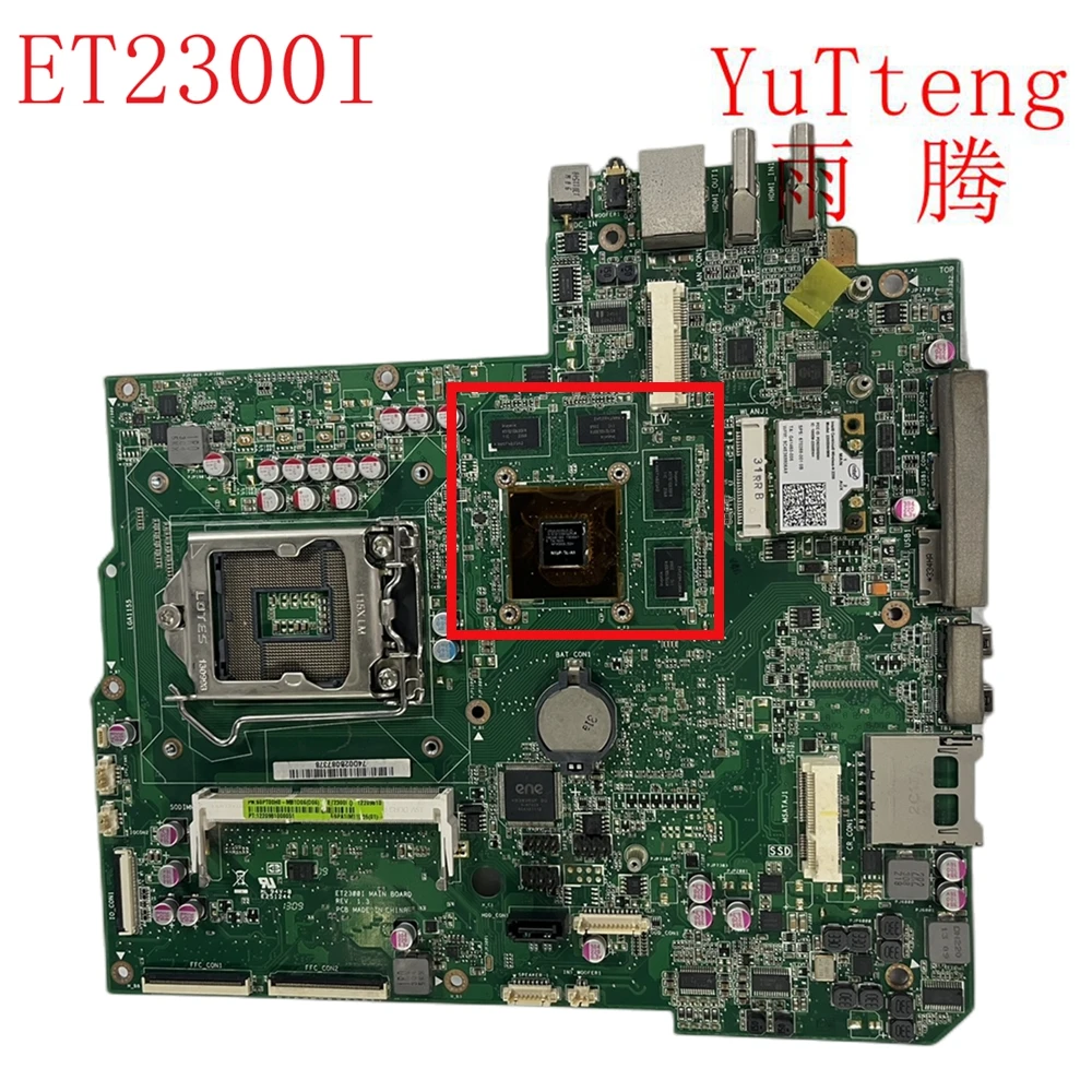 Подходит для материнской платы ASUS ET2300I, оригинальная графическая карта ET2300I rev1.3G ET2300I, 100% Протестировано, полностью работает