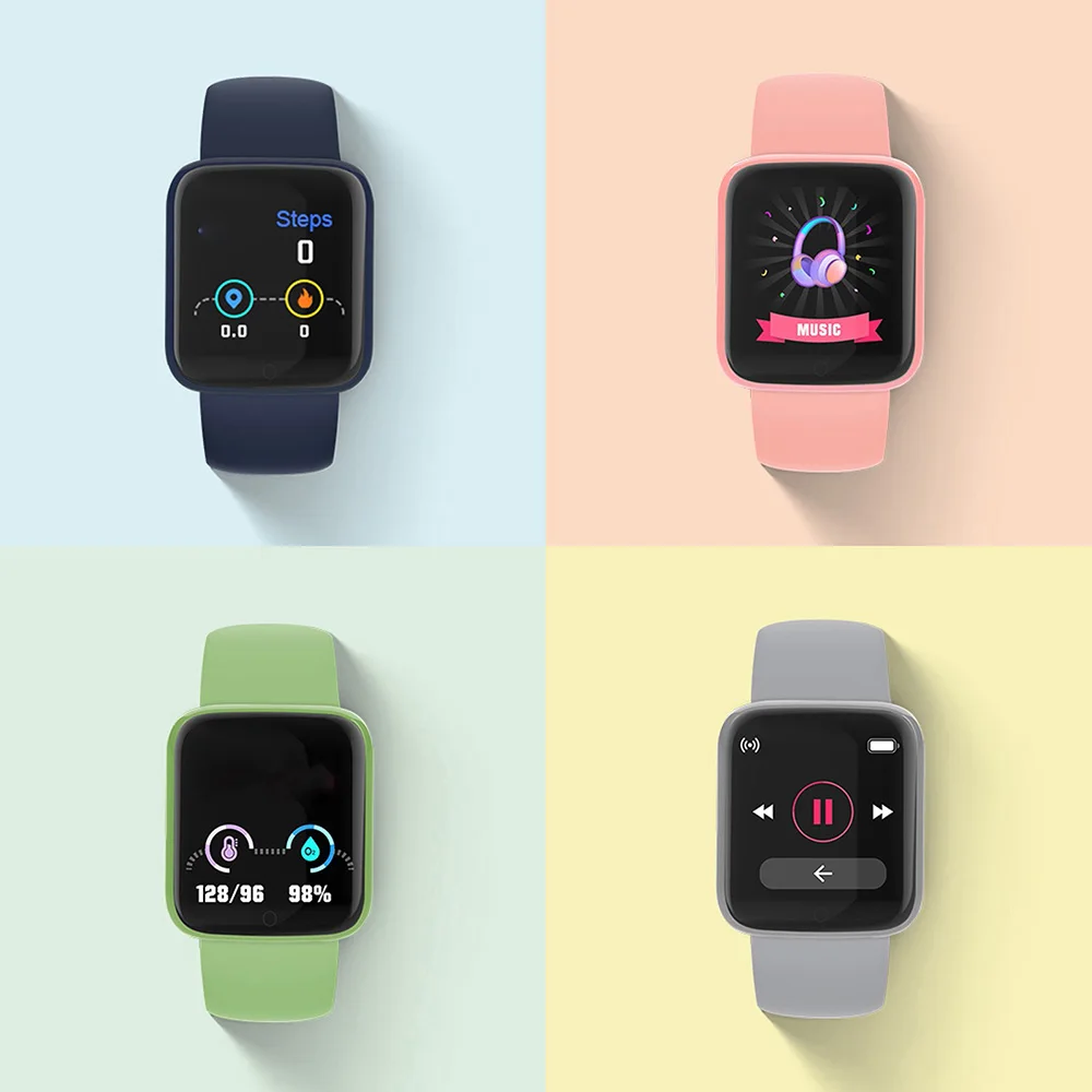 

Smart Watch Relogio Inteligente Smart Bracelet Heart Rate Monitor Digital Smartwatch D20 Pro Relogio Masculino D20s Y68S