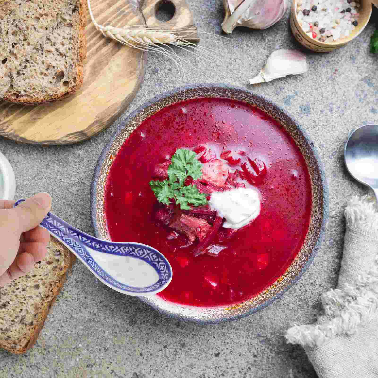 5 шт. многофункциональная ложка в китайском стиле суповая каша полезная