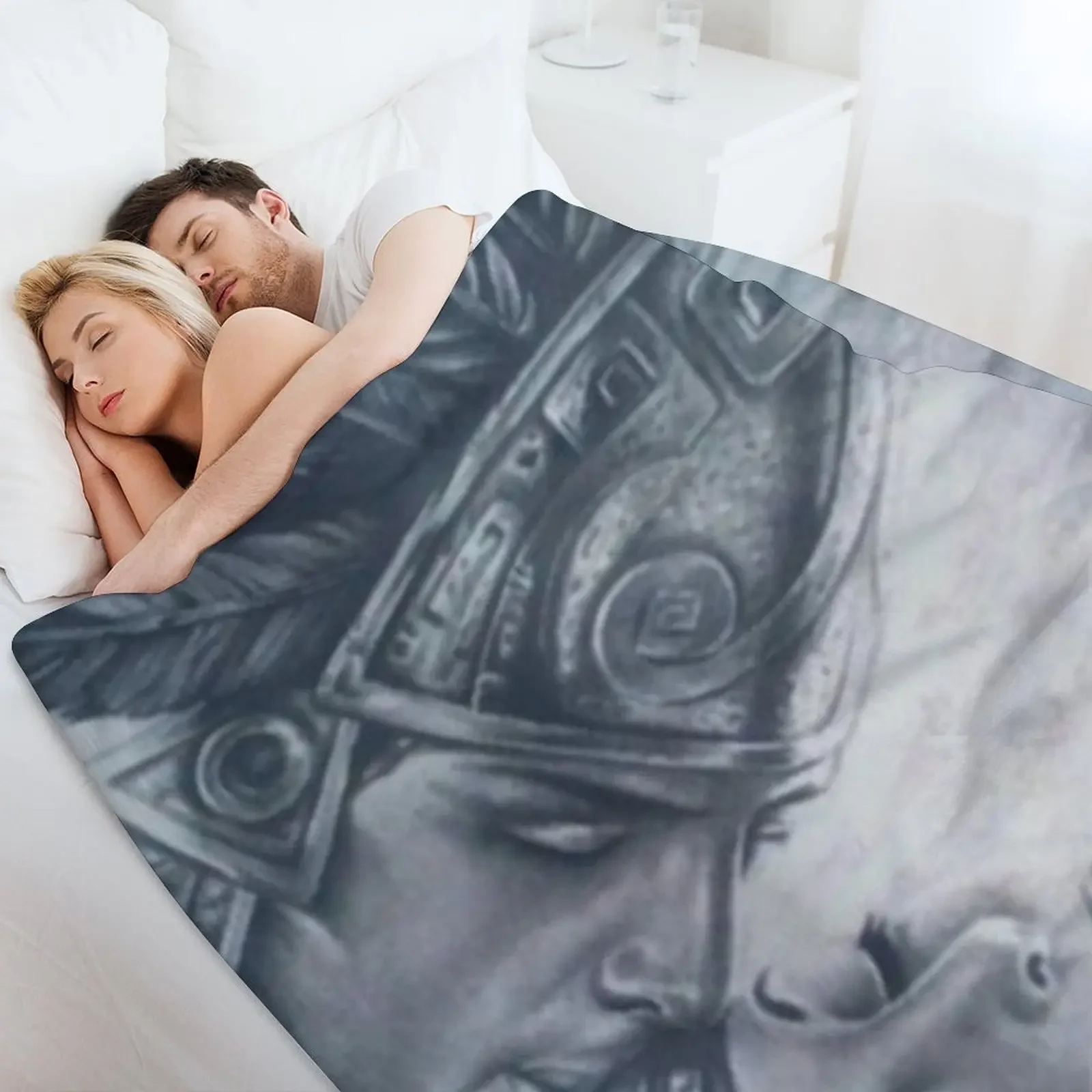 Плед дизайнерский плюшевый