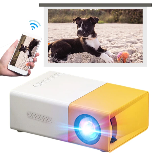 Mini Projector Portable Movie Projector Home Media Player Audio For IOS Android Windows TV-Stick Supports 1080P USB TF Card 3