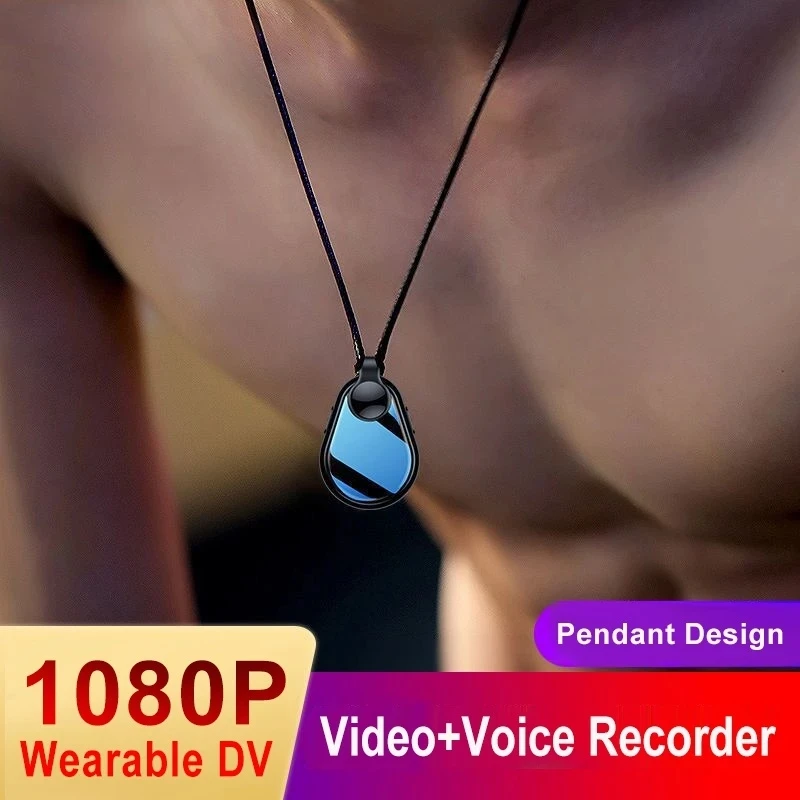 

Digital 1080P HD Wearable MINI Campact Small keychain Necklace Pendant Camera DV DVR Video Recorder Portable Sports Camcorder