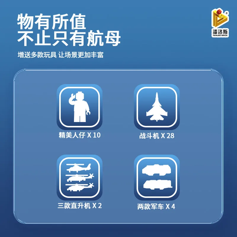 Панло 688014 Китай 003 модель корабля Фуцзянь военного сборка игрушечный