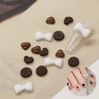 100 шт., круглые подвески для дизайна ногтей