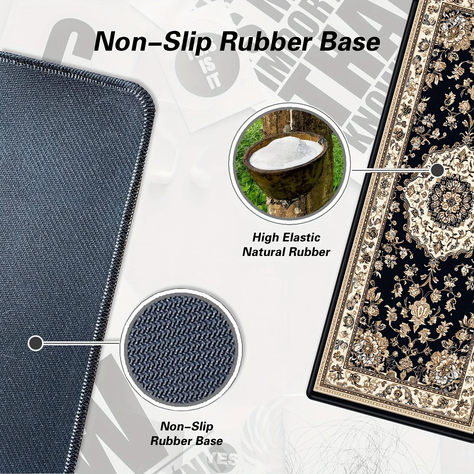 XXL Black Persian mouse pad long table mat floor carpet Game Work home desktop accessories player office quickly shipp