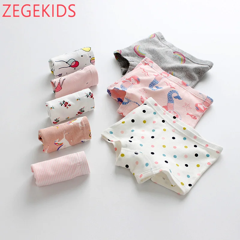 

Children's Underwear Girls Panties Pure Cotton Panti Briefs for Kids Cartoon Pants Girls' Primary School Students' Shorts