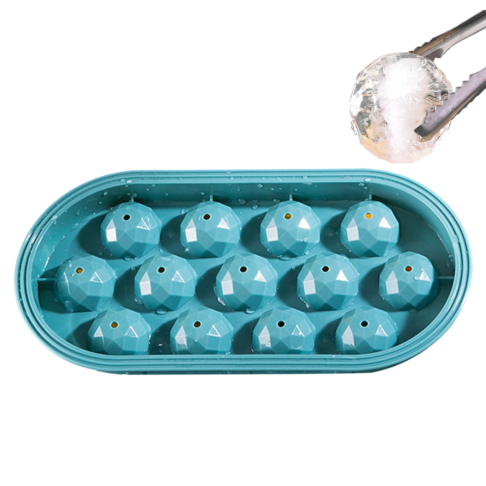 

Ice Cube Trays Easy-Release Silicone Ice Cube Tray Ice Cube Mold With Lid Stackable Flexible Ice Trays Ice Cube Mold For Freezer