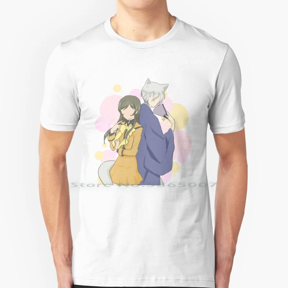 Футболка Kamisama Hajimemashita-Nanami And Tomoe 100% хлопок Kamisama Поцелуй объятие аниме Yokai мультфильм манга Kamisama Hajimemashita