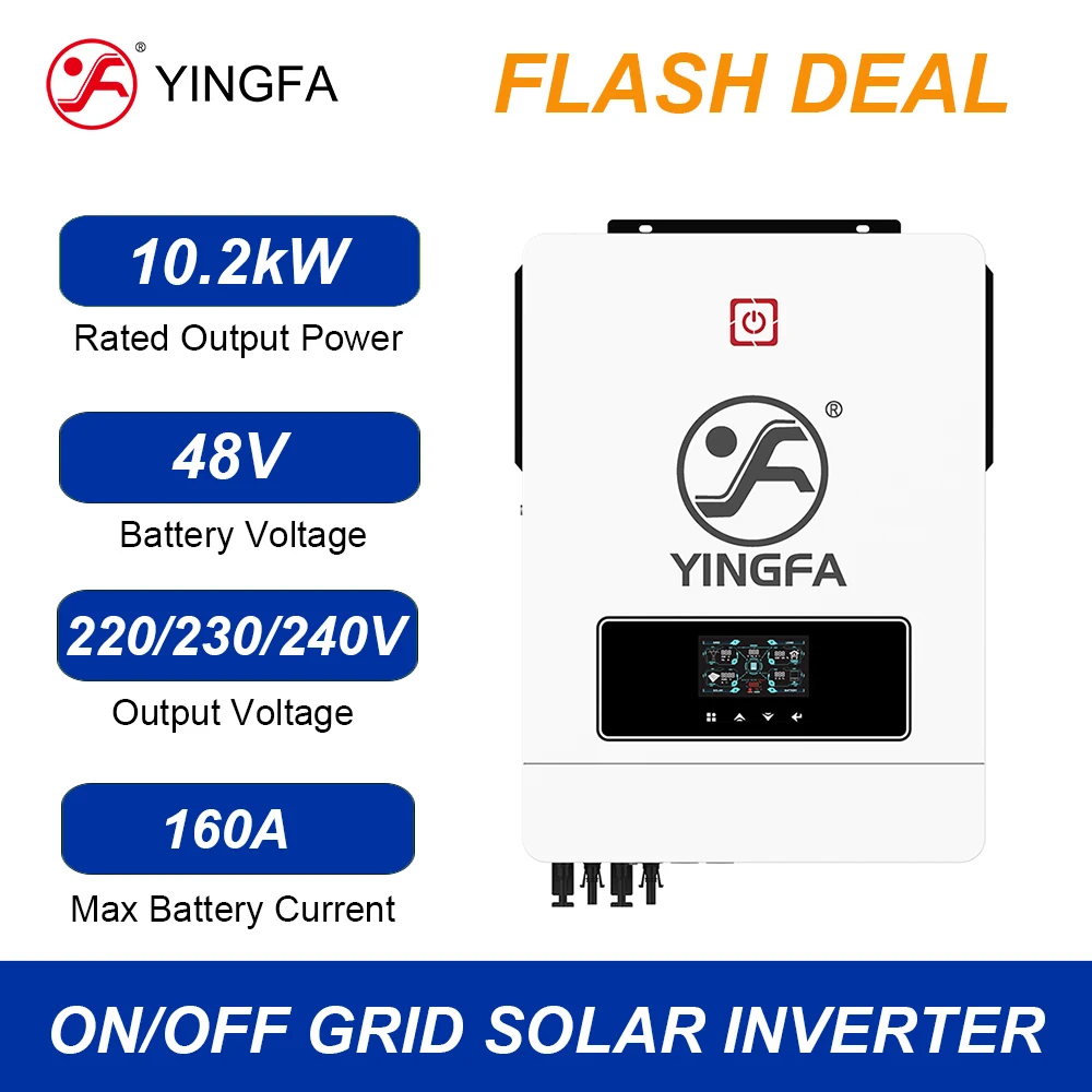 YINGFA 10 2 кВт MPPT фотоэлектрический гибридный солнечный инвертор