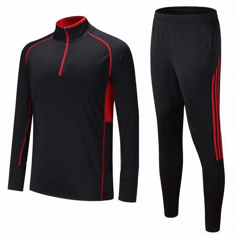 

Men sportswear football training suits soccer sets tracksuits long sleeve jerseys football Team uniform sports Running kit