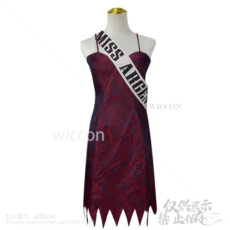 Аниме Новый костюм на Хэллоуин Косплей из фильма ужасов мисс Аргентина мертвецы