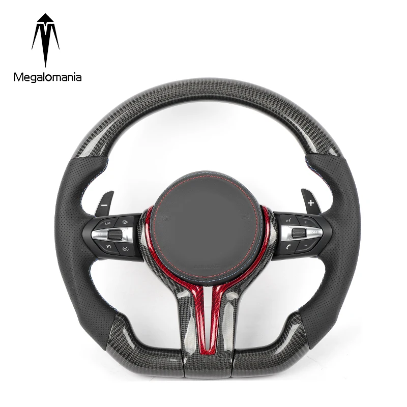 

Горячая Распродажа углеродное волокно для BMW M серии F серии M3 F30 M4 M5 M6 F10 F18 F15 F16 F25 F26 картонная коробка рулевого колеса ПУ прочная поддержка