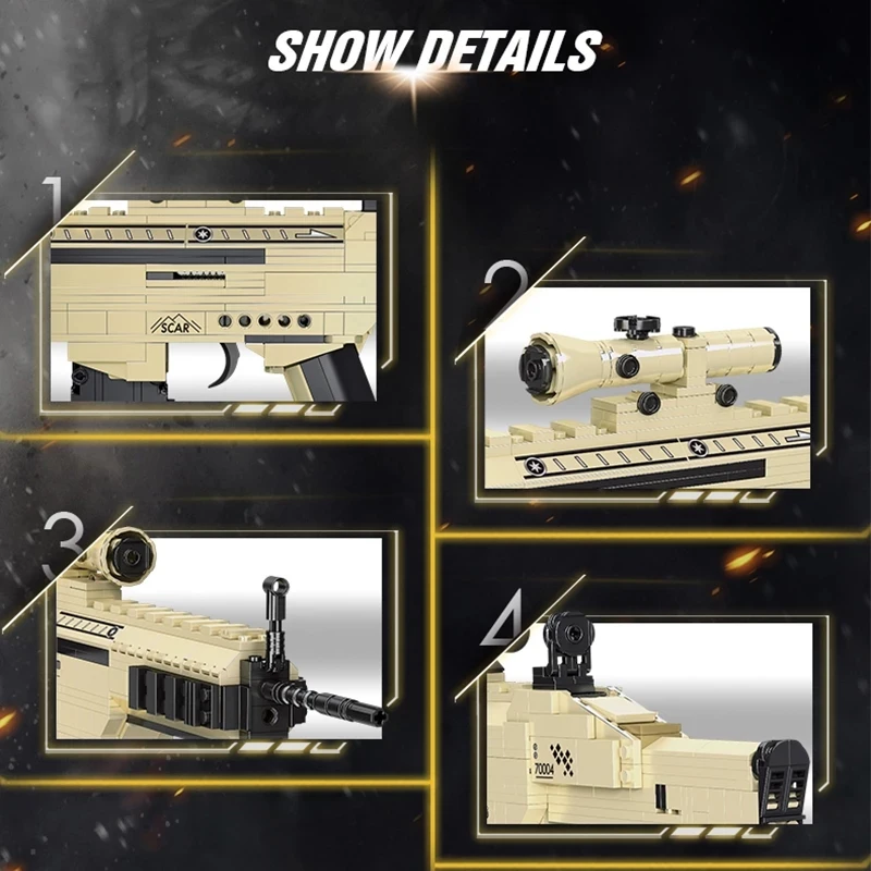 Конструктор штурмовой винтовки Mk14 RCTBOX