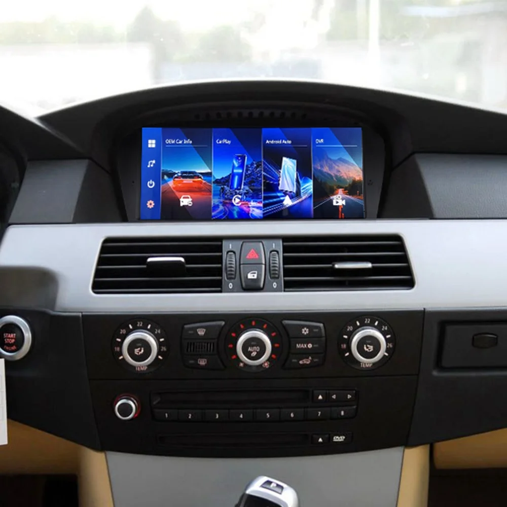 Фото Мультимедийная система для автомобиля Linux 8.9'' 1920*720 с DSP, CarPlay и GPS-навигацией для BMW 5 серии E60 2005-2010 (CIC/CCC) №4