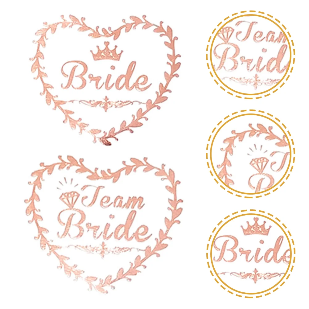 

40pcs Bride Bridesmaid Stickers Wedding Bridal Party Favors