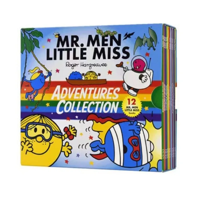 Коллекция книг Mr. Men &amp Little Miss Adventures из 12 от Roger Hargreaves