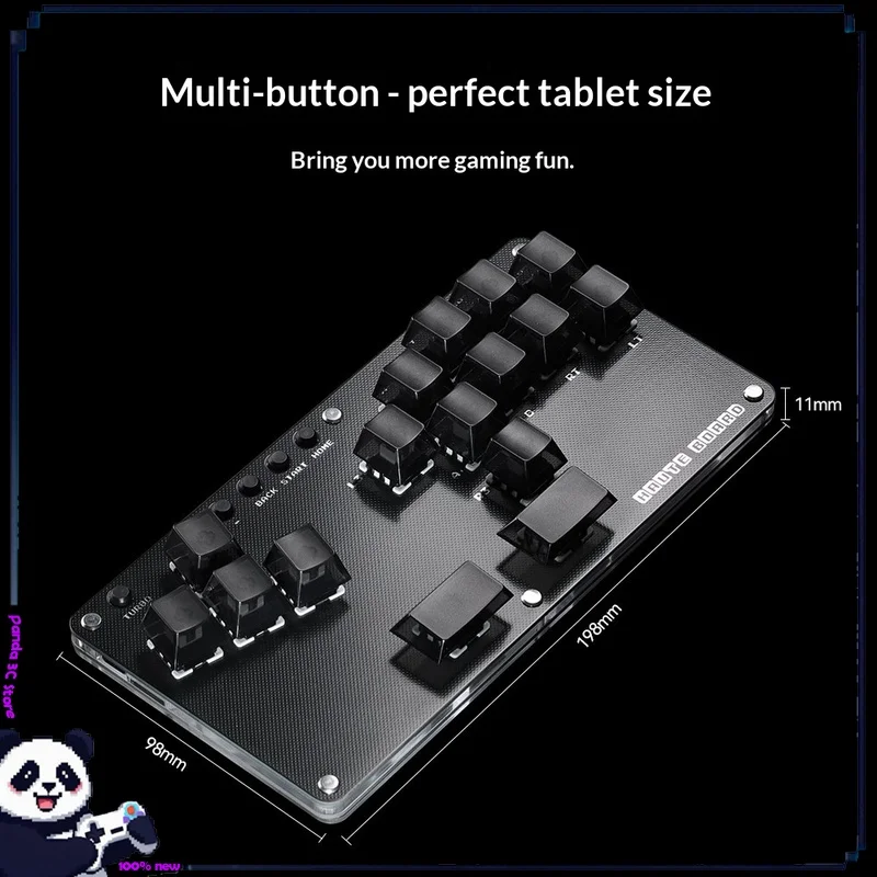 Фото Hitbox Haute42 Fighting Keyboard Игровой контроллер Switch ПК Android Ps Acrade Steam Deck Street Fighter Игровая консоль серии 6b №1