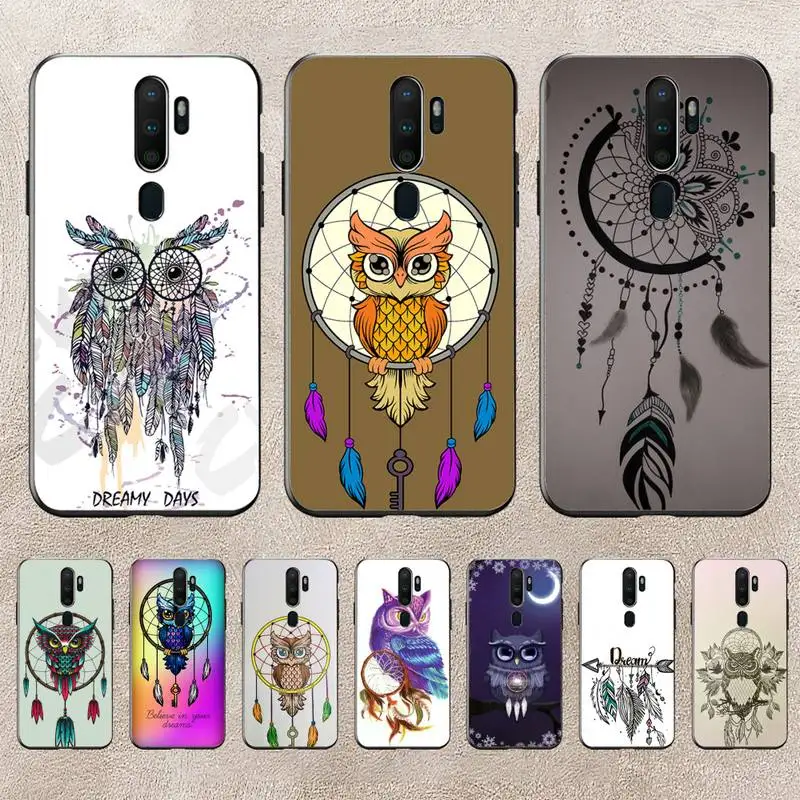

Dream Drawings Feather Owl Phone Case For Redmi 9A 8A 6A Note 9 8 10 11S 8T Pro Max 9 K20 K30 K40 Pro PocoF3 Note11 5G Case
