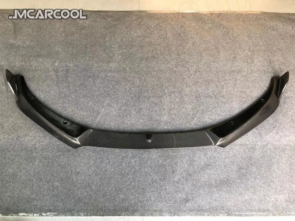 Передний спойлер из углеродного волокна для Jaguar XE XF XEL XFL Sedan 4-дверный 2015-2018