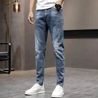 22ss fashion casual jeans straight leg stretch mens jeans baggy jeans blue jeans long pants casual pants