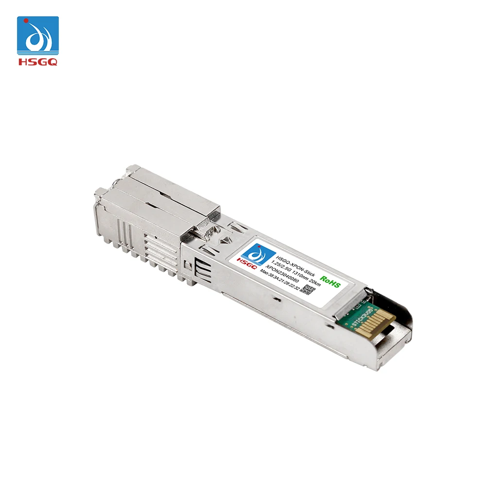 Фото HSGQ Бренд V08 EPON & GPON stick SFP ONU Stick с разъемом MAC SC Модуль DDM pon — диапазон 20 км ONU MAC XPON №2