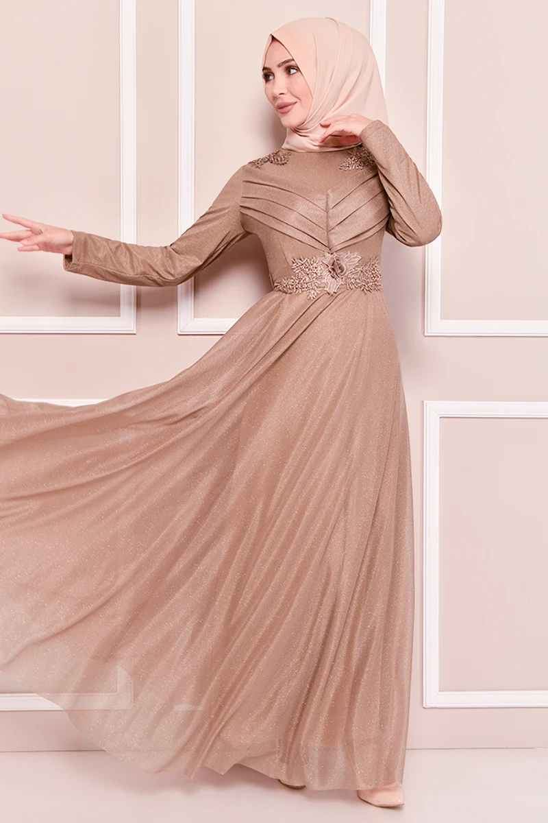 

Silvery Dress Mink LY4434