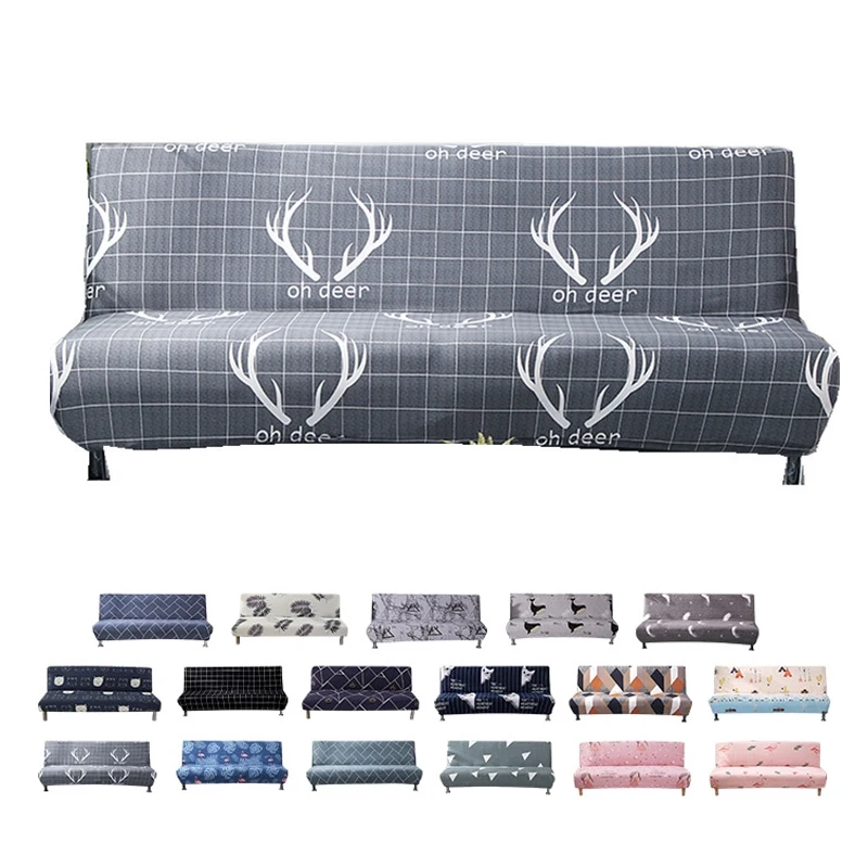 

Universal Armless Elastic Sofa Cover All-Inclusive Folding Sofa Bed Cover Removable Washable Home Decor Sofa Towel